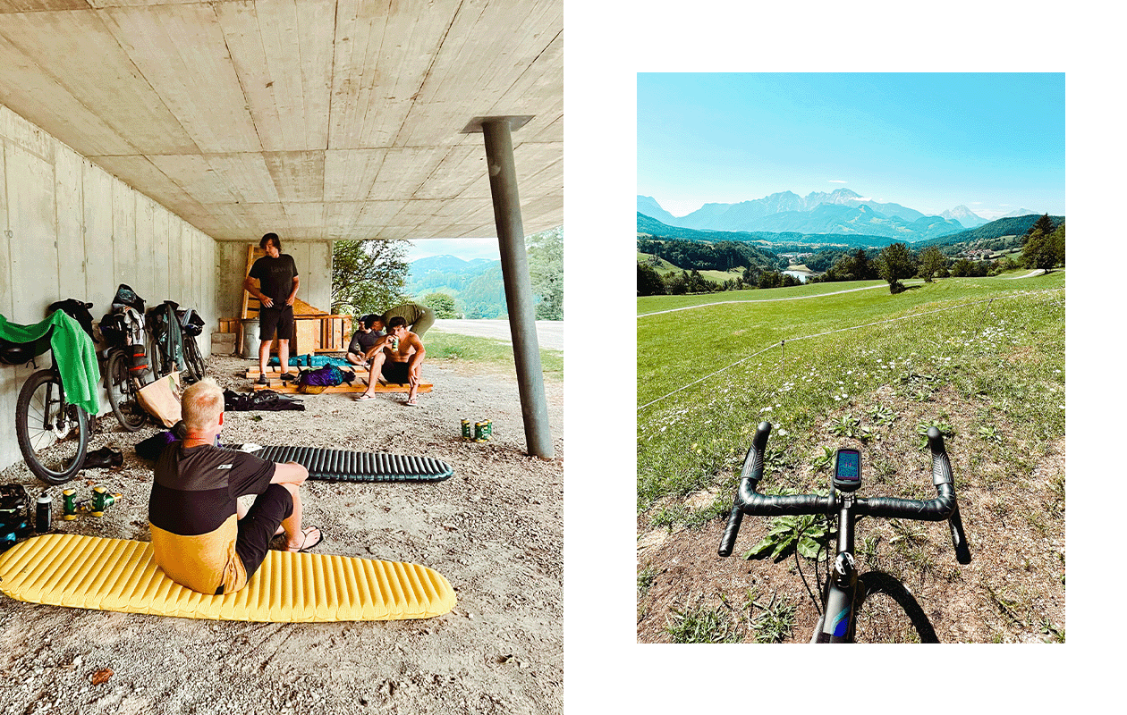 Bikepacking v Rakousku