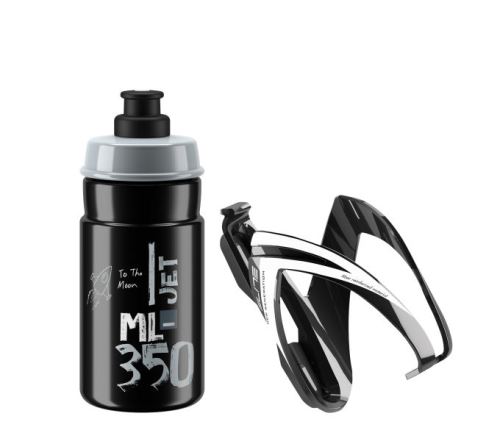Fľaša ELITE KIT CEO 23´ košík čierny lesklý + fľaša JET, 350 ml, rôzne farby