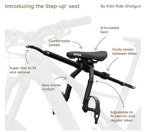 Detská sedačka Shotgun Step-Up Pro