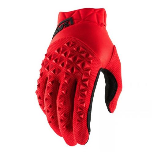 Detské rukavice 100% Airmatic, rôzne veľkosti, červeno/čierna