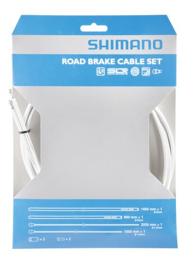 Káblový set brzdový s lankami Shimano SIL-TEC SLR - Rôzne farby