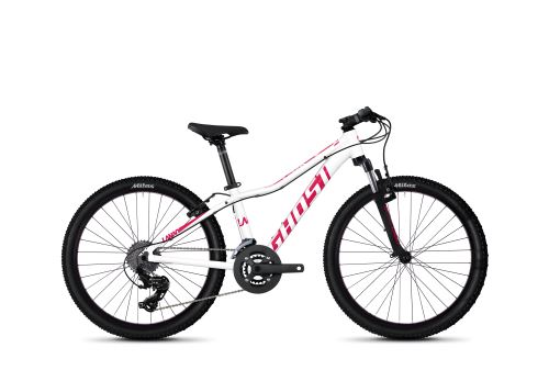 Detský bicykel GHOST Lanao 2.4 AL - Star White / Ruby Pink - 24 2020