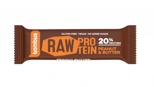 tyčinka Bombus Raw Protein 20% 50g - rôzne príchute