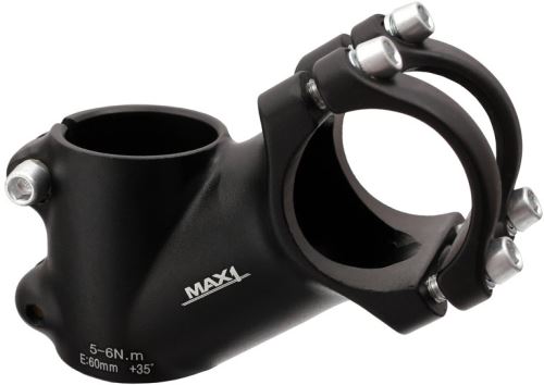 Predstavec MAX1 High 25°/25,4mm čierny