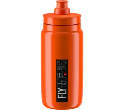 ELITE fľaša FLY 20 'čierna / sivé logo, 550 ml