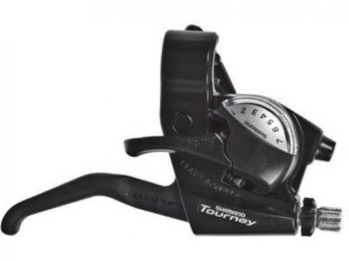 Radiaca / Brzdová páka Shimano Tourney ST-EF40 (trek) V-Brake, ľavá 3sp, čierna