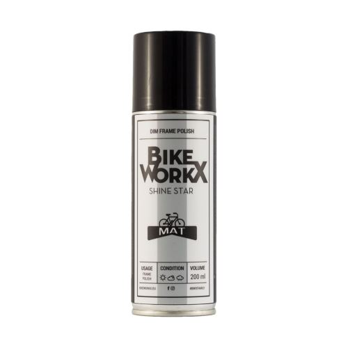 BIKEWORKX - leštenka Shiner Matt Spray 200 ml