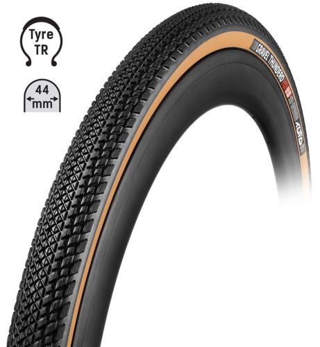 Plášť TUFO Gravel THUNDERO HD 700x44C, bezd.črn-béž