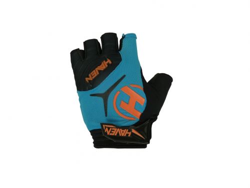 Krátkoprsté rukavice DEMO SHORT blue / orange veľ. S