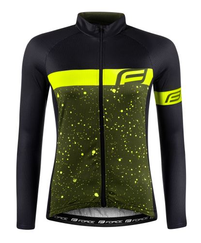 Dres FORCE SPRAY LADY dlhý rukáv, army-fluo