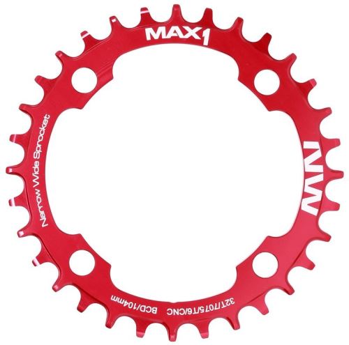 Prevodník MAX1 Narrow Wide, 104mm, rôzne varianty, 1x10/11, červená