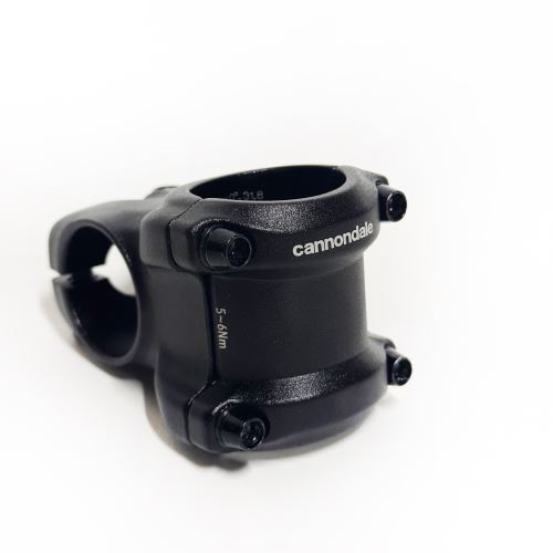 Predstavec Cannondale Three - 31.8/0° matte black 35mm - zložené z kolesa