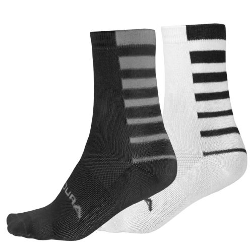 Ponožky ENDURA Coolmax® stripe 2 páry - rôzne farby a veľkosti