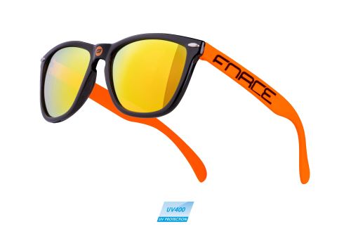 Okuliare FORCE FREE čierno-oranžové, oranž. laser skla