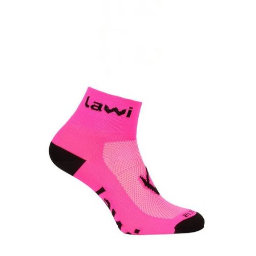 Ponožky Lawi Zorbig krátke, Pink/Black rôzne veľkosti