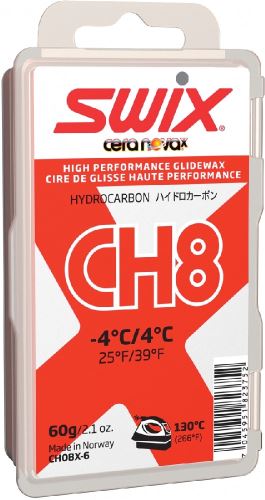 vosk SWIX CH8X 60g červený -4 ° / + 4 ° C