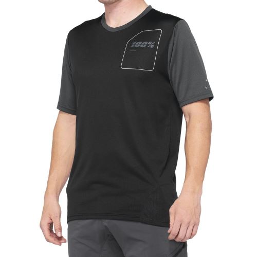 RIDECAMP Short Sleeve Jersey Black / Charcoal - M