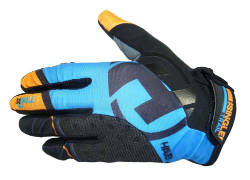 Celoprstové rukavice Haven Singletrail, čierno-modré