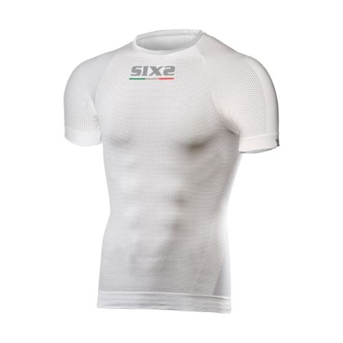 Funkčné tričko SIXS TS1 s krátkym rukávom, biela