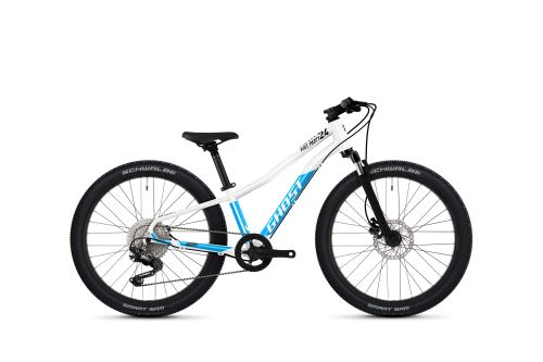 Detský horský bicykel GHOST KATO 24 Full Party - Bright Blue / Pearl White Gloss - 2024
