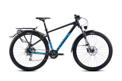 Horský bicykel GHOST KATO EQ 29 - Black / Bight Blue Metallic - 2024