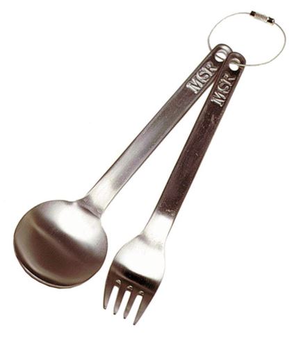 Lyžica a vidlička MSR Titan Fork & Spoon
