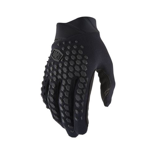 Rukavice 100% GEOMATIC Gloves Black/Charcoal - rôzne veľkosti
