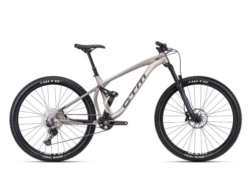 Celoodpružený bicykel CTM Scroll AM Xpert matná pieskovo šedá perleť 2023