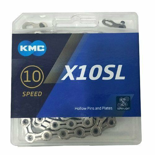Reťaz KMC X10SL strieborná, 10 rýchlostí, 112 článkov
