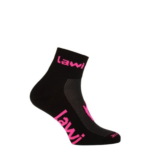 Ponožky Lawi Zorbig krátke, Black/Pink