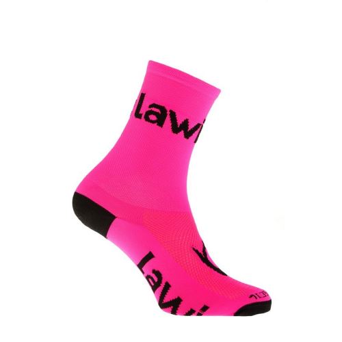 Ponožky Lawi Zorbig dlhé, Fluo Pink