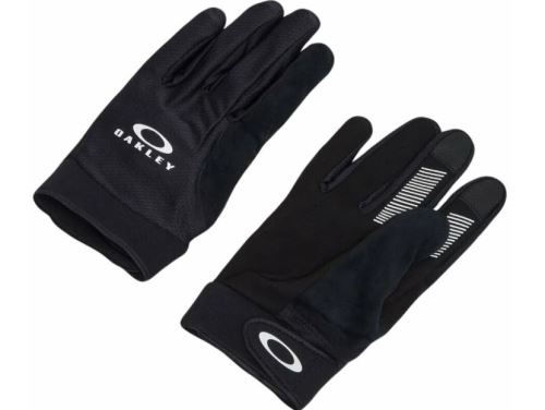 Celoprstové rukavice Oakley All mountain MTB - čierna/biela