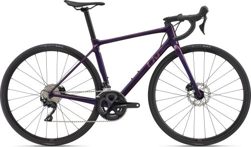 Dámsky cestný bicykel Giant LIV Langma Advanced 2 Disc M Chameleon Purple, 2022