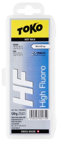 vosk TOKO HF Hot Wax 120g blue -10 / -30 ° C