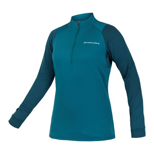 ENDURA - zateplený dres SingleTrack Fleece teal