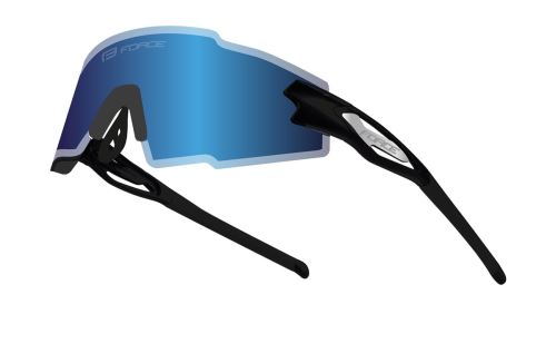 Okuliare FORCE MANTRA čierne, modré polarizačné sklo