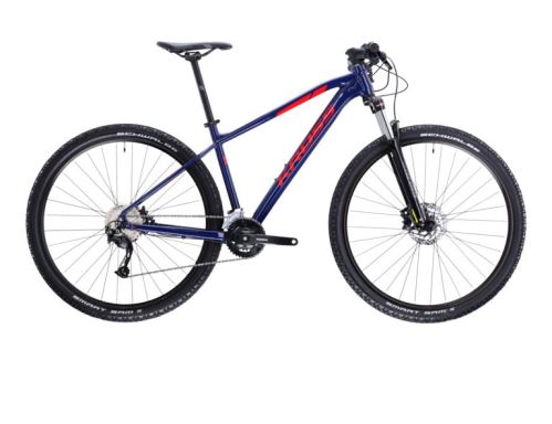 Horský bicykel Kross Level 2.0 SR 21, modrá/červená, 2023, 29", XXL, poškodený lak!