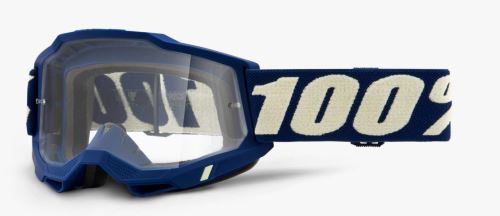 Zjazdové okuliare 100% Accura 2 Goggle Deepmarine - Clear Lens