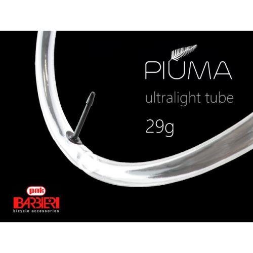 Duša Cestná Barbieri NXT Piuma Tube, 700 x 23-32 mm, galuskový ventilček 65 mm, 29g