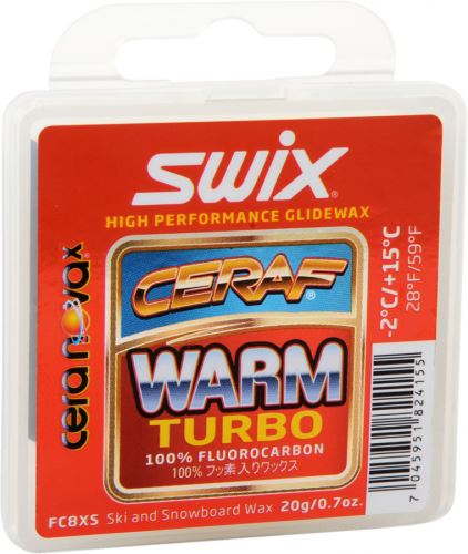 Vosk SWIX FC8XS Cera F Solid Turbo Warm tuhý 20g, -2 ° C / + 15C