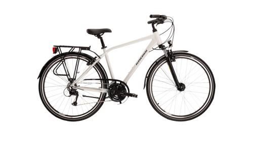 Trekový bicykel Kross Trans 4.0, biela, 2023, M