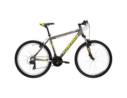 Horský bicykel Kross Hexagon ZZ 26 S grafitový/limetkový