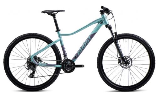 Horský bicykel GHOST LANAO Base 27.5 - Pearl Mint / Pearl Purple Gloss - 2024