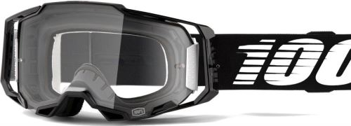 Zjazdové okuliare 100% ARMEGA Goggle - Black - Clear Lens