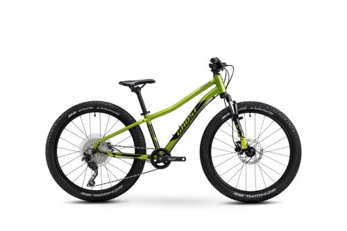 Detský horský bicykel GHOST KATO 24 PRO - Candy Green / Black Gloss - 2024