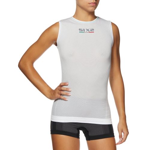 SIXS SML2 funkčné odľahčené tričko bez rukávov biela XXL