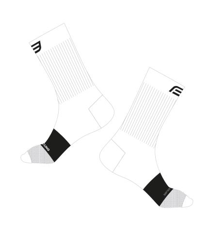ponožky FORCE NOBLE, čierno-biele SM/36-41