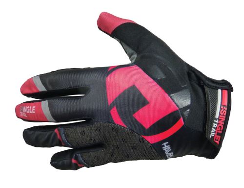 Celoprstové rukavice Haven Singletrail, čierno-ružové