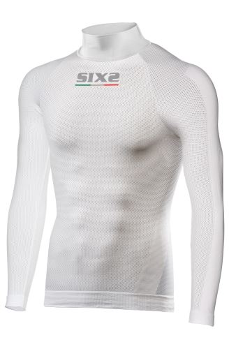 SIXS TS3 funkčné tričko s dlhým rukávom a rolákom biela