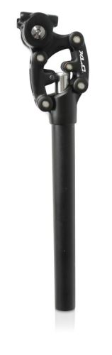 Odpužená sedlovka XLC SP-S11, 350mm, čierna - rôzne priemery
